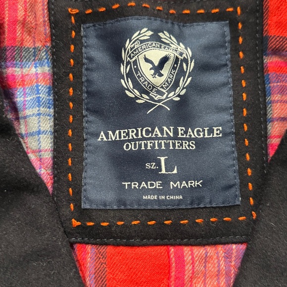American Eagle Navy Blue Pea-Coat - Picture 2 of 4